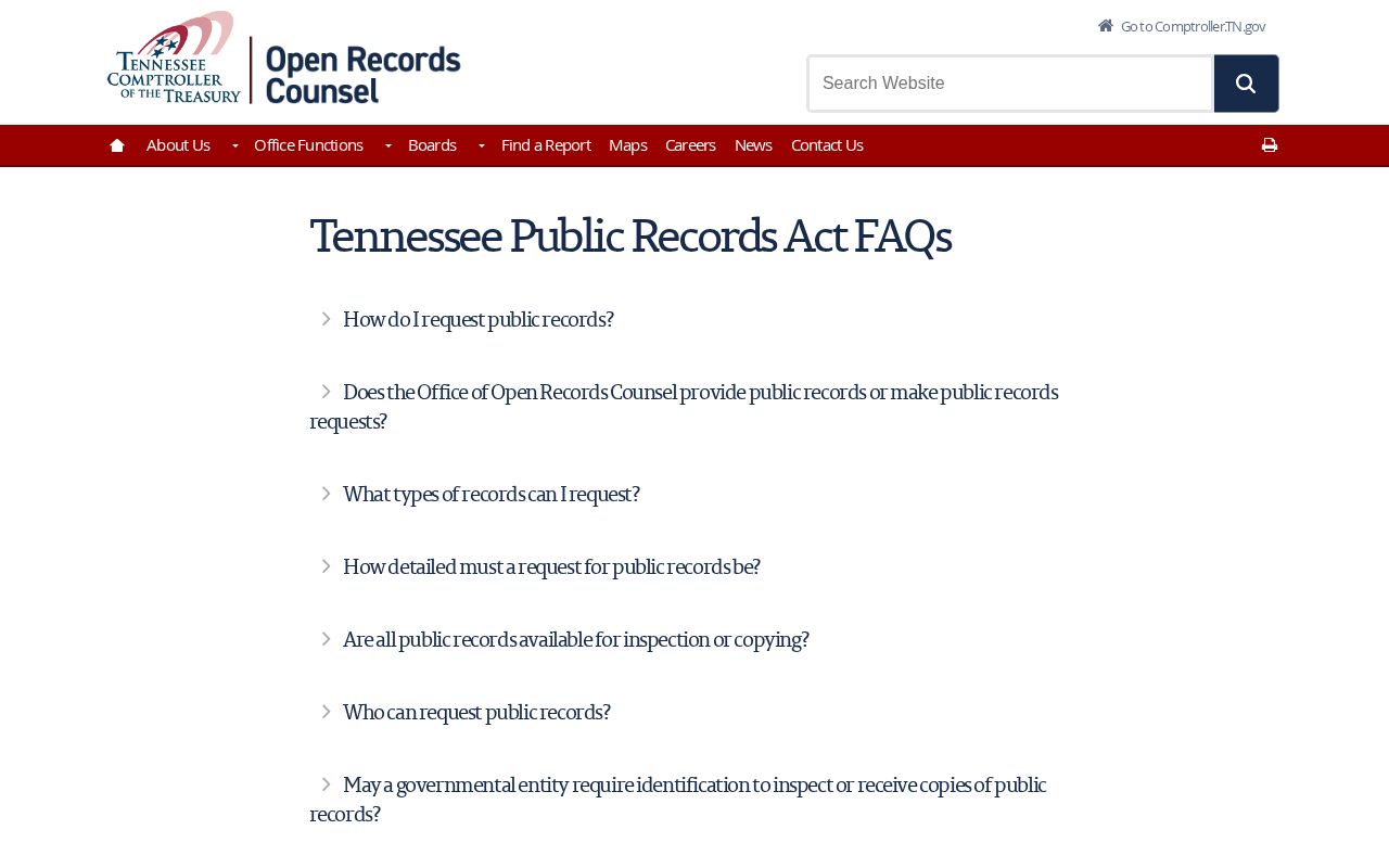 Tennessee records guidance for Campbell County arrest requests